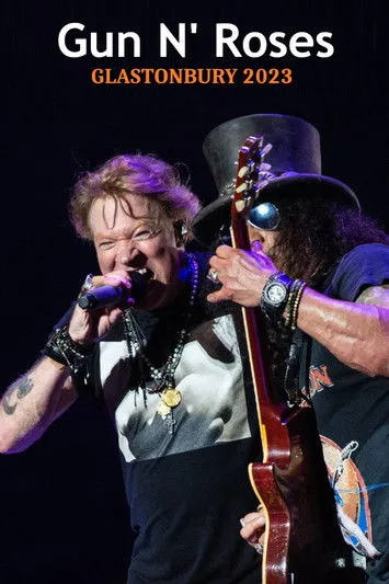 Póster de Guns N’ Roses - Glastonbury 2023