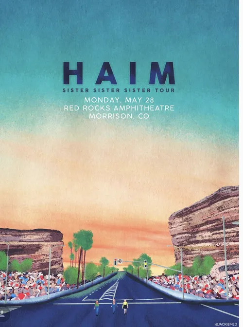 Alana Haim interpreta a Herself en HAIM: Red Rocks Amphitheatre