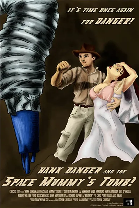 Póster de Hank Danger and the Space Mummy's Tomb