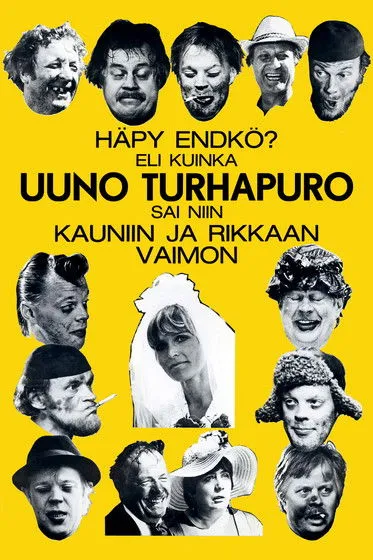 Mirjam Himberg interpreta a Vaimoehdokas numero 7 avioliittotoimistossa en Häpy endkö? Eli kuinka Uuno Turhapuro sai niin kauniin ja rikkaan vaimon