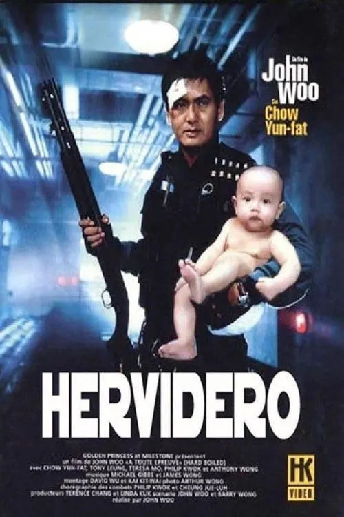 Chow Yun-fat interpreta a Insp. 'Tequila' Yuen en Hard Boiled: Hervidero