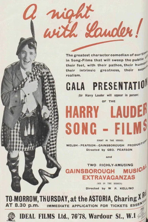 Harry Lauder interpreta a en Harry Lauder Songs