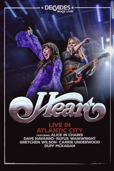 Póster de Heart: Live in Atlantic City