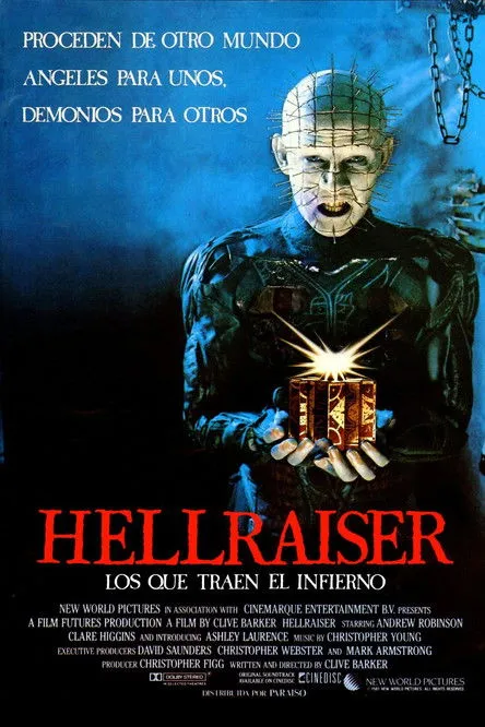 Póster de Hellraiser I - Los que traen el infierno
