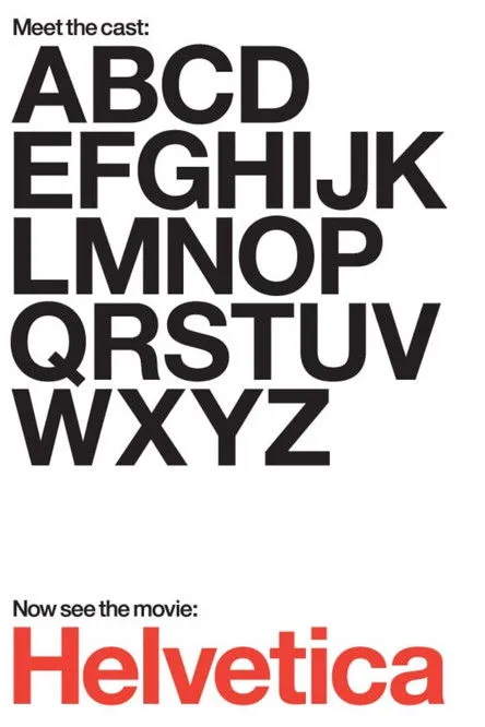 Póster de Helvetica