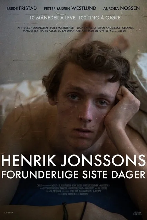 Brede Fristad interpreta a Henrik Jonsson en Henrik Jonssons forunderlige siste dager