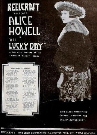 Alice Howell interpreta a en Her Lucky Day