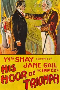 William E. Shay interpreta a Derwent Hall - the Reporter / Playwright en His Hour of Triumph
