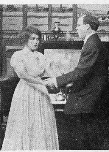 Billy Quirk interpreta a Harry Wright en His Wife's Visitor