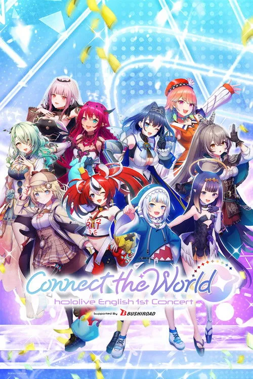 Póster de hololive English 1st Concert - Connect the World