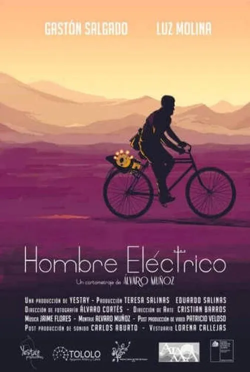 Gastón Salgado interpreta a The electric man en hombre eléctrico