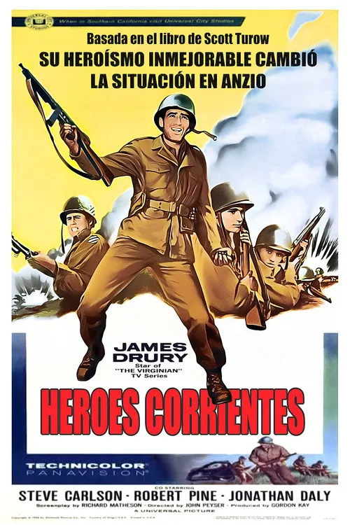James Drury interpreta a Sergeant Cooley en Héroes corrientes