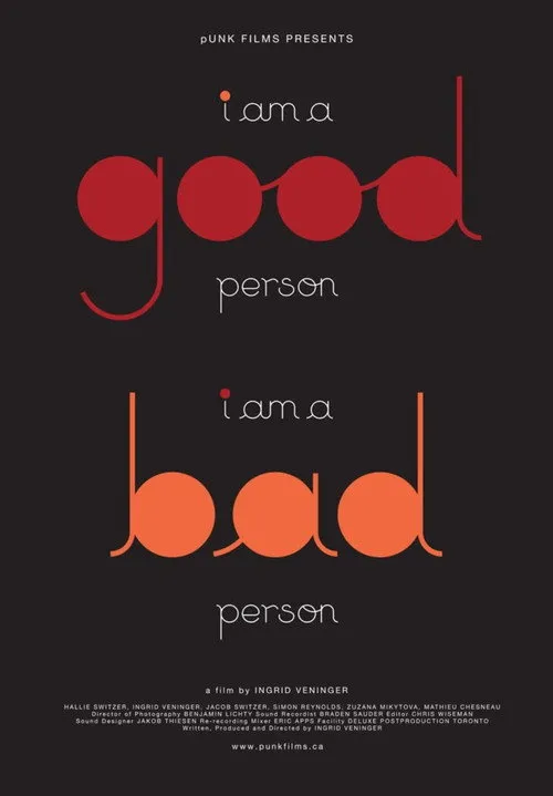 Póster de I Am a Good Person/I Am a Bad Person