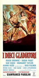 Roger Browne interpreta a Glaucus Valerius en I dieci gladiatori