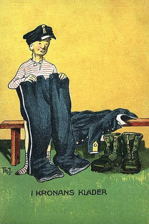 Gustaf Bengtsson interpreta a Bengt en I kronans kläder