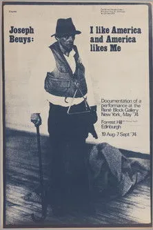 Joseph Beuys interpreta a en I like America and America likes Me