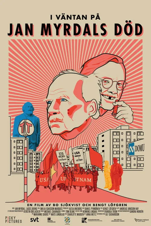 Jan Guillou interpreta a en I väntan på Jan Myrdals död