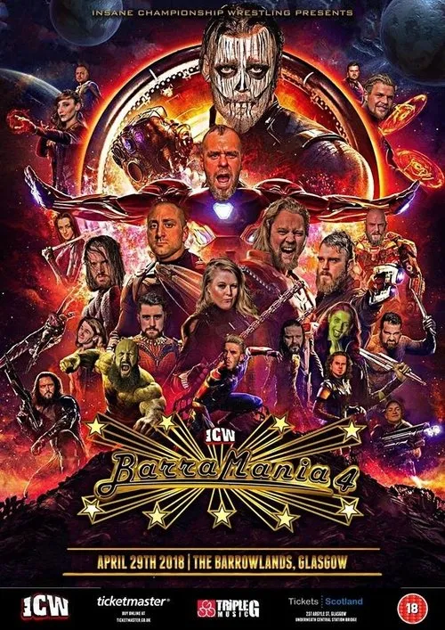 Póster de ICW BarraMania 4