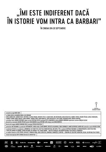 Póster de Îmi este indiferent dacă în istorie vom intra ca barbari