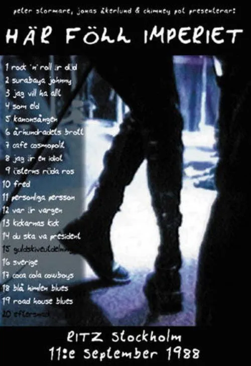 Christian Falk interpreta a en Imperiet: Här föll Imperiet