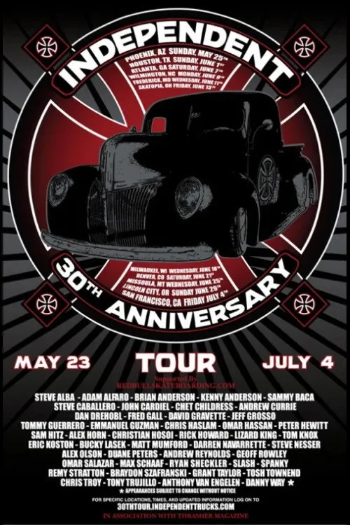 Brian Anderson interpreta a Self en Independent - 30th Anniversary Tour