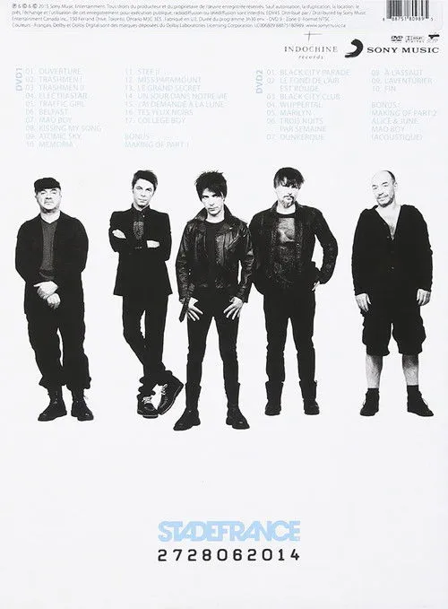 Marc Éliard interpreta a Self en Indochine - Black City Concert - Stade de France 2014