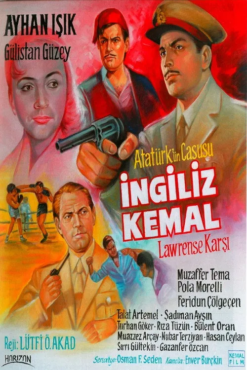 Talat Artemel interpreta a Riza en İngiliz Kemal Lawrens'e Karşı