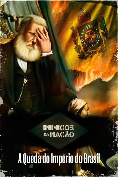 Luiz Carlos Persy interpreta a Dom Pedro II en Inimigos da Nação: A Queda do Império do Brasil