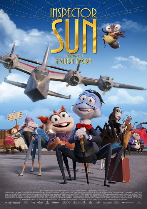Vicente Gil interpreta a Bugsy Spindelthorp (voz) en Inspector Sun y la maldición de la viuda negra