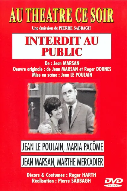 René Clermont interpreta a Robert Guise en Interdit au public