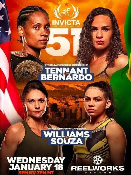 Póster de Invicta FC 51: Tennant vs. Bernardo