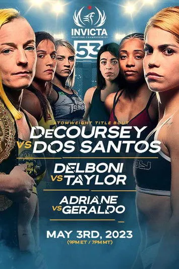 Póster de Invicta FC 53: DeCoursey vs. Dos Santos