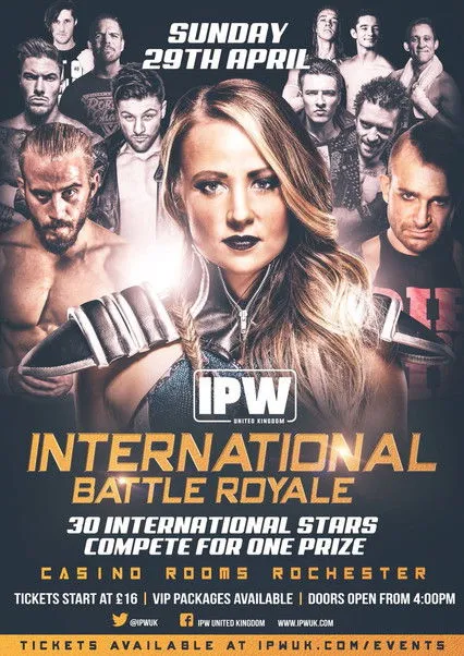 Póster de IPW:UK International Battle Royale