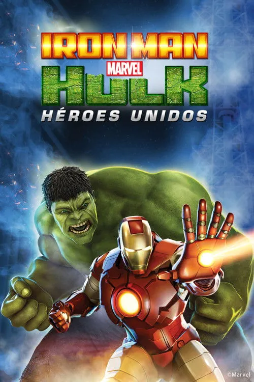 Póster de Iron Man y Hulk: Héroes Unidos