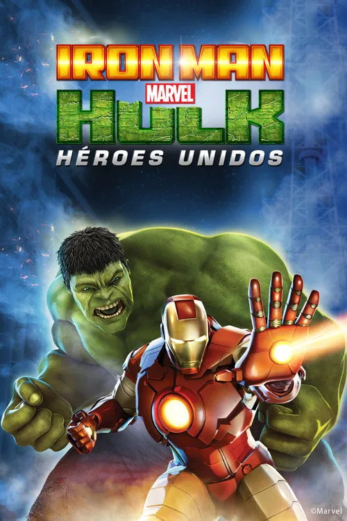 Póster de Iron Man y Hulk: Héroes Unidos