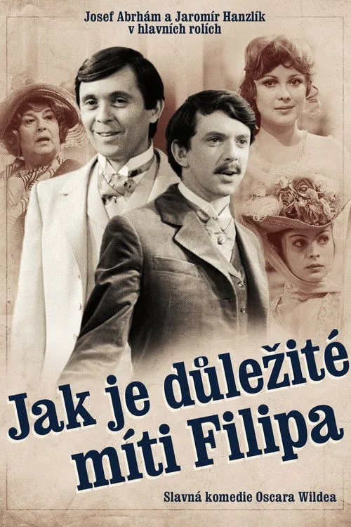 Josef Abrhám interpreta a Jack Worthing en Jak je důležité míti Filipa