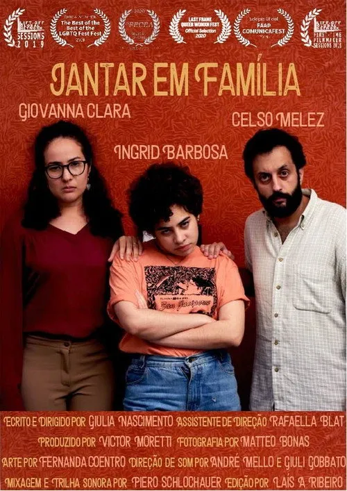 Giovanna Clara interpreta a Gabriela en Jantar em Família