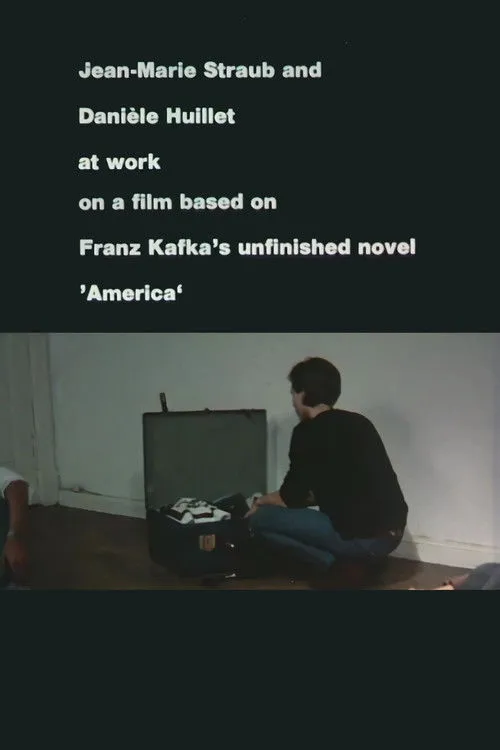 Alf Bold interpreta a  en Jean-Marie Straub und Danièle Huillet bei der Arbeit an einem Film nach Franz Kafkas Romanfragment Amerika