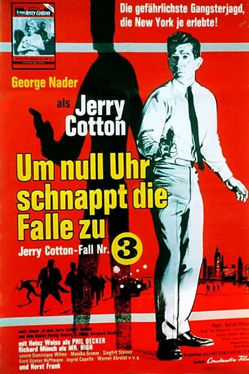 Portada de Jerry Cotton - Um Null Uhr schnappt die Falle zu