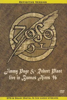 Póster de Jimmy Page & Robert Plant ‎– Live In Buenos Aires '96