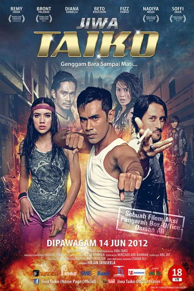 Bront Palarae interpreta a Pinto en Jiwa Taiko