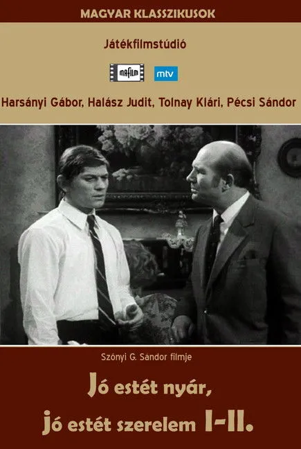 Harsányi Gábor interpreta a Sötétruhás fiú/Viktor en Jó estét nyár, jó estét szerelem