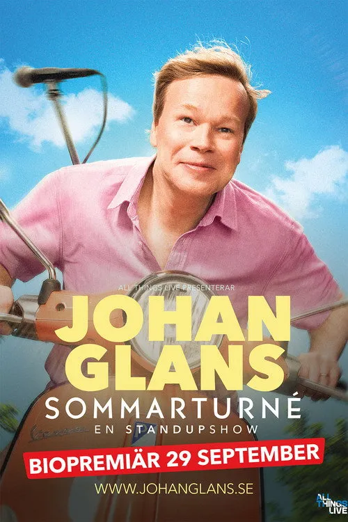 Póster de Johan Glans sommarturné - en standupshow