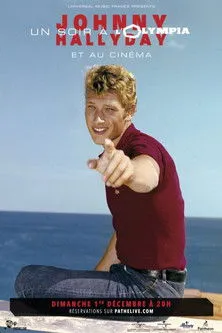 Catherine Lara interpreta a Self (archive footage) en Johnny Hallyday - Un soir à l'Olympia