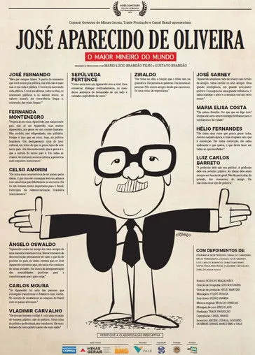 Póster de José Aparecido de Oliveira – O Maior Mineiro do Mundo