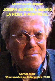 Póster de Joseph Morder à Madrid, la neige à Montreuil