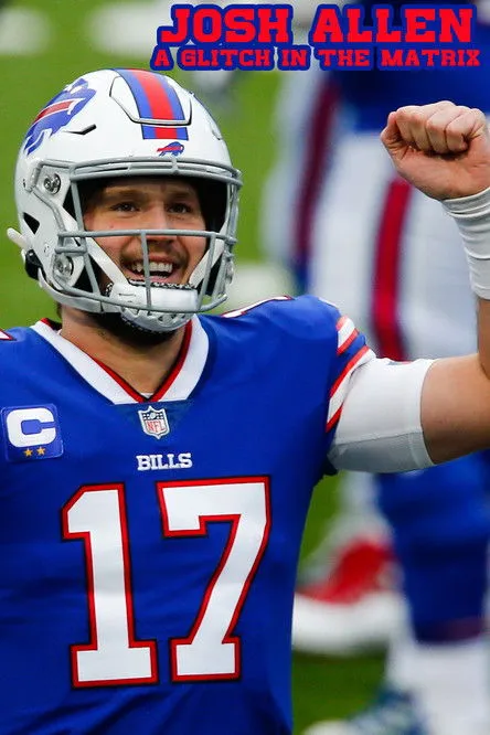Josh Allen interpreta a Buffalo Bills Quarterback en Josh Allen - A Glitch in the Matrix
