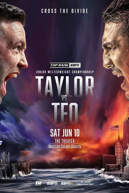 Póster de Josh Taylor vs. Teofimo Lopez