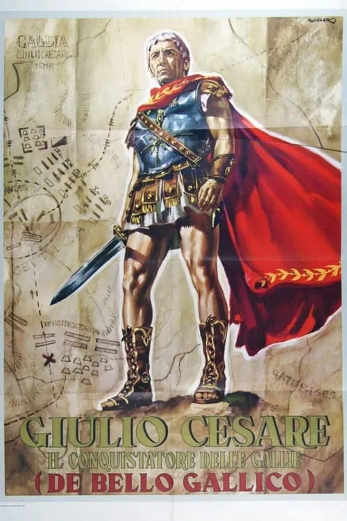 Rik Battaglia interpreta a Vercingetorix en Julio César, 'El Conquistador de las Galias'