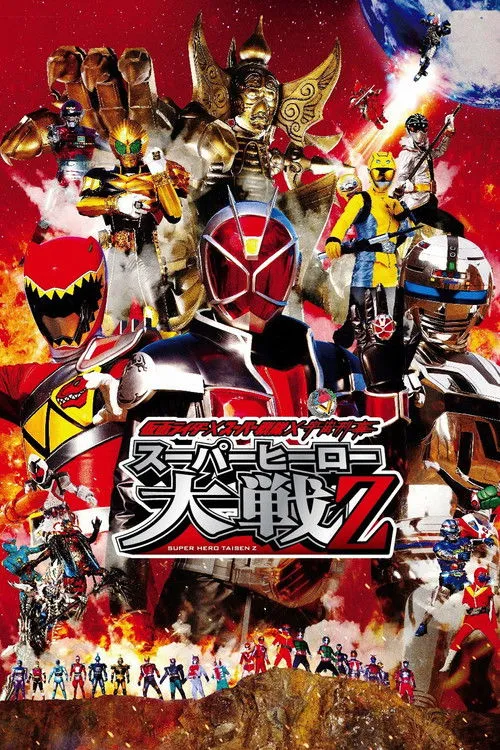 Póster de Kamen Rider x Super Sentai x Space Sheriff: Super Hero Taisen Z